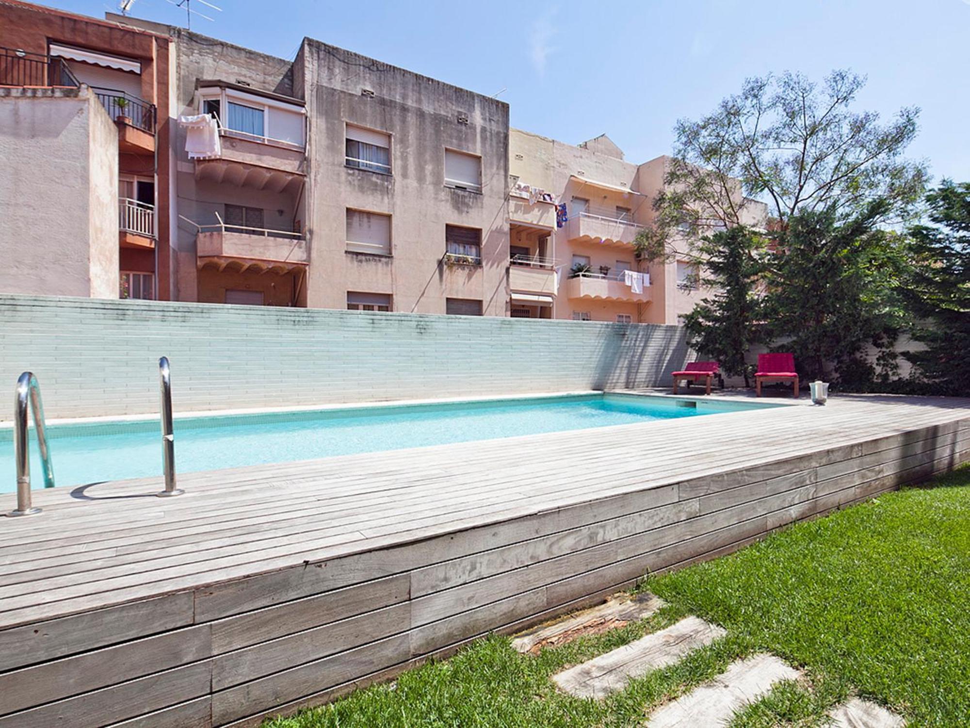 ברצלונה My Space Emirates - Splendid Apartment With Terrace And Pool Near Park Gueell מראה חיצוני תמונה