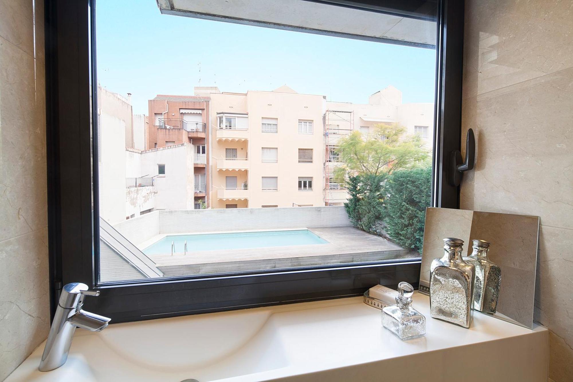 ברצלונה My Space Emirates - Splendid Apartment With Terrace And Pool Near Park Gueell מראה חיצוני תמונה