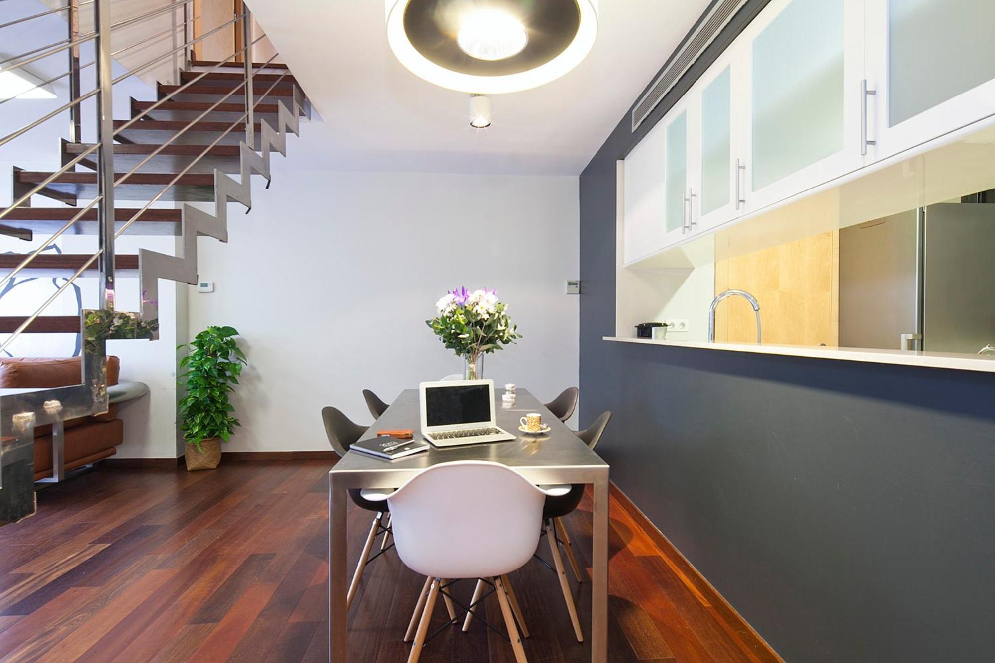 ברצלונה My Space Emirates - Splendid Apartment With Terrace And Pool Near Park Gueell חדר תמונה