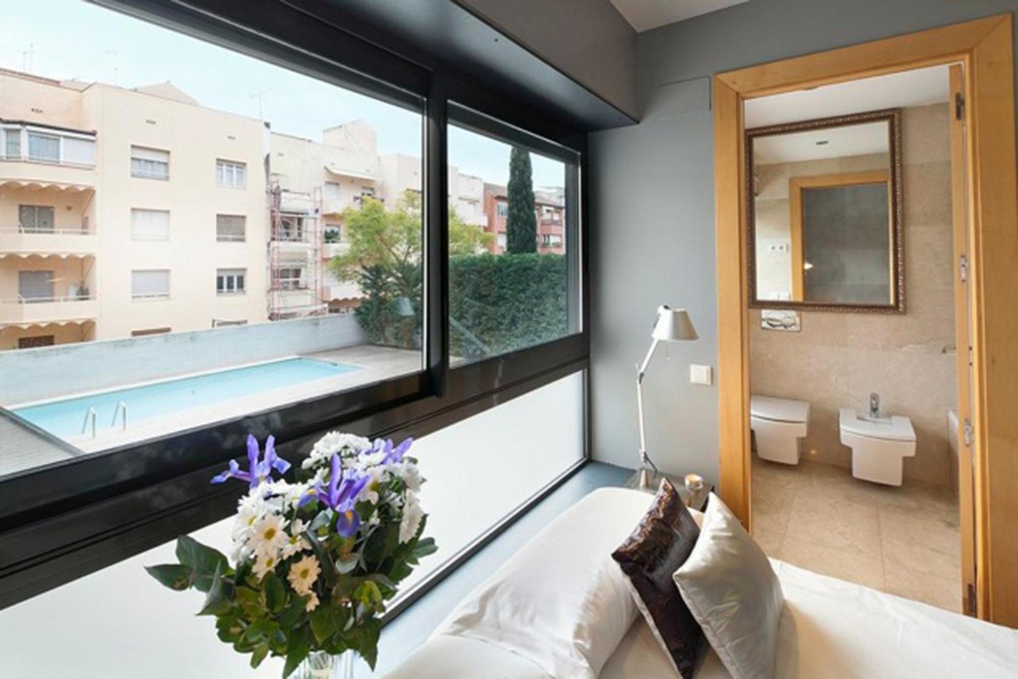 ברצלונה My Space Emirates - Splendid Apartment With Terrace And Pool Near Park Gueell חדר תמונה
