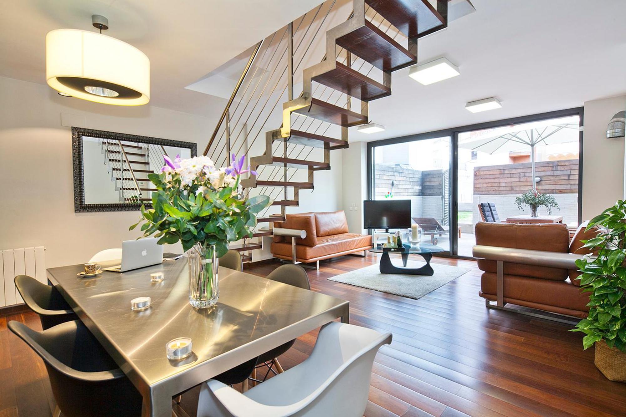 ברצלונה My Space Emirates - Splendid Apartment With Terrace And Pool Near Park Gueell חדר תמונה